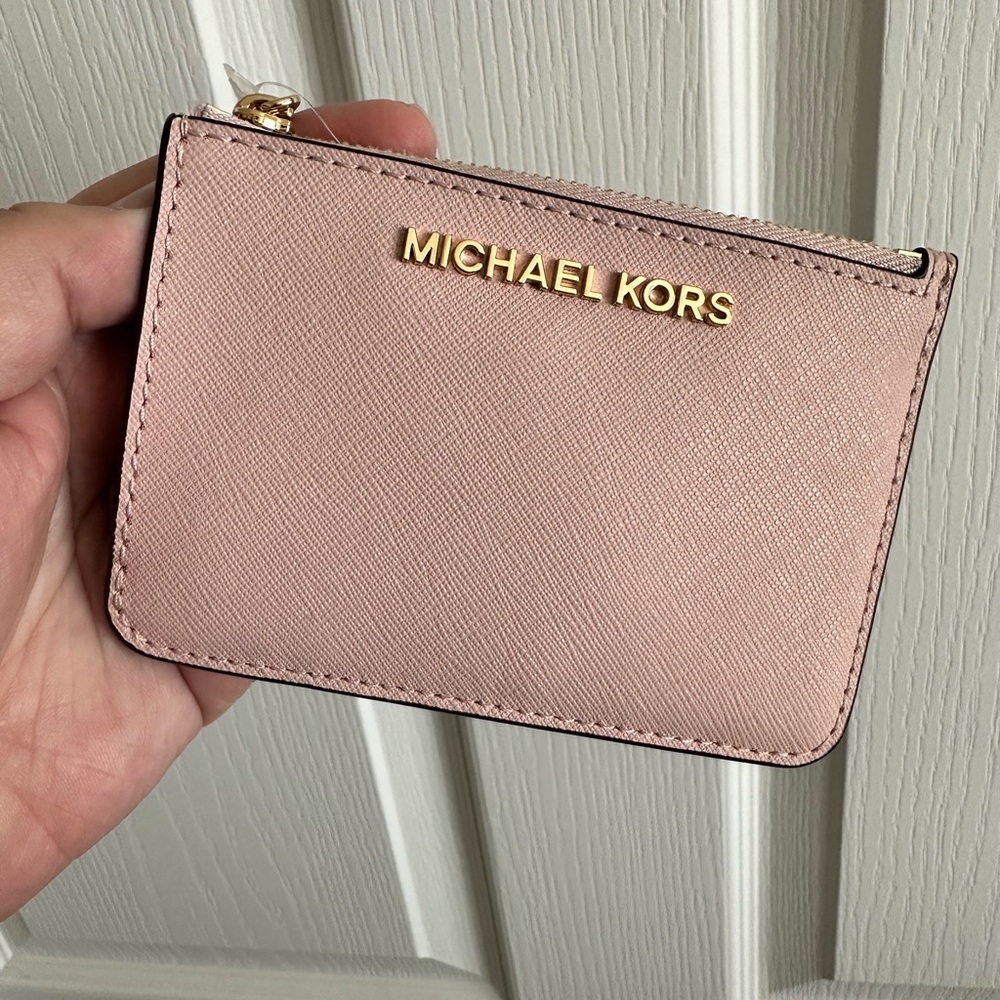 NWT MICHAEL Michael Kors small card case w/ID